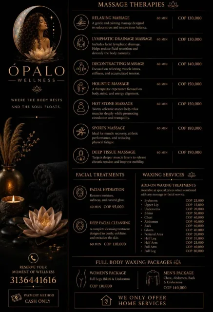 Servicios de masaje de Mariana